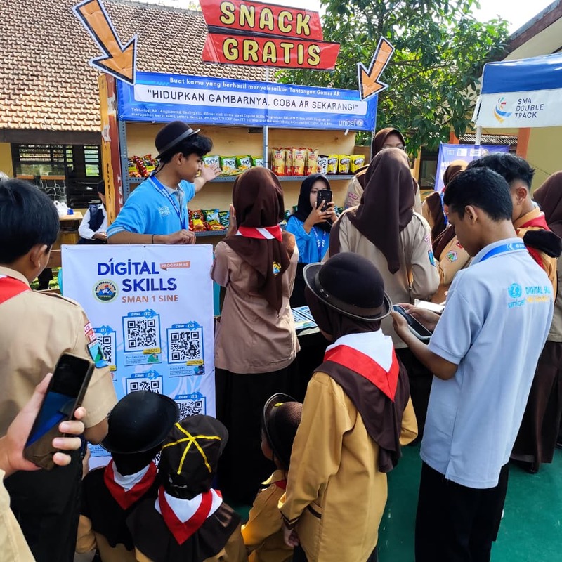 Stand AR Digital Skills pada acara Bazar Kwarsi Scout 2025